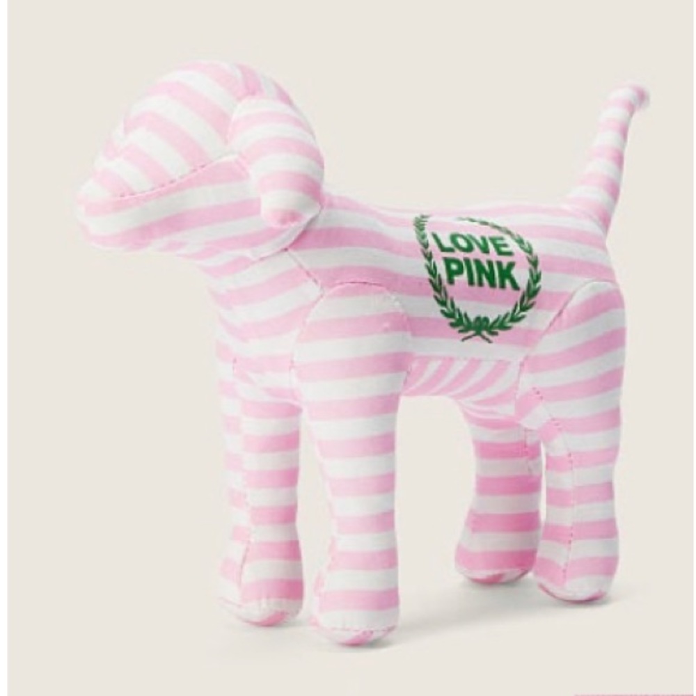 🐶 NWT Pink by Victoria’s Secret Mini Striped Dog🐶